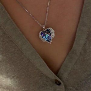 Angle Wing Love Heart Necklaces for Women